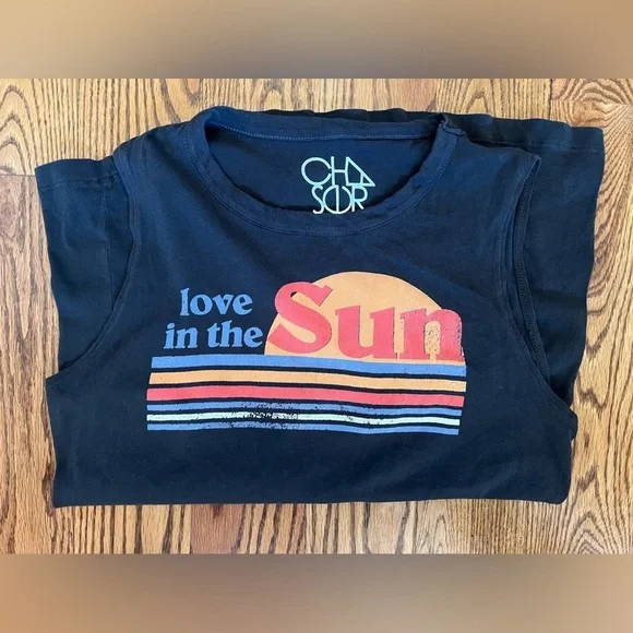 Chaser - Love in the Sun Muscle Tank- Size Large - Picture 4 of 6